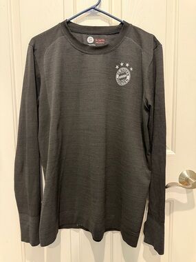 FC Bayern Munich Long-Sleeve Performance Shirt - Black